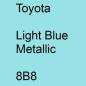 Preview: Toyota, Light Blue Metallic, 8B8.